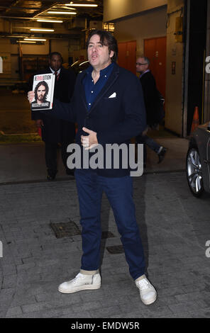 Celebrities including Melanie Brown, Jonathan Ross and The 2014 Xfactor Contestants are seen arriving at bbd radio 1 for an interview.  Featuring: Jonathan Ross Where: London, United Kingdom When: 16 Oct 2014 Stock Photo