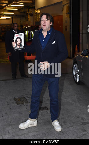 Celebrities including Melanie Brown, Jonathan Ross and The 2014 Xfactor Contestants are seen arriving at bbd radio 1 for an interview.  Featuring: Jonathan Ross Where: London, United Kingdom When: 16 Oct 2014 Stock Photo