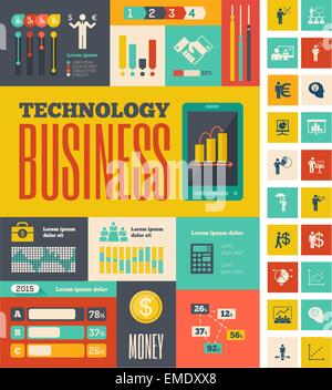 Business Infographic Template. Stock Vector