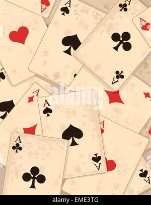 Background with card suits Stock Vector