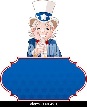 Uncle Sam Wants You! Stock Vector