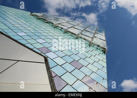 Close up detail of The Deep aquarium in Hull alongside the Humber Estuary UK Stock Photo