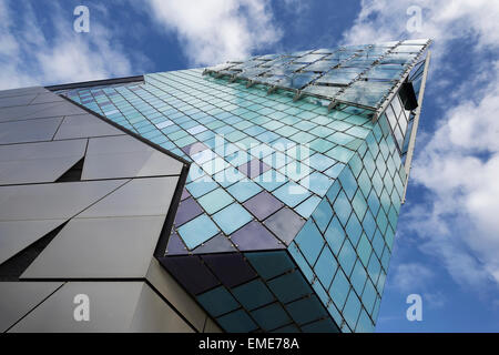 Close up detail of The Deep aquarium in Hull alongside the Humber Estuary UK Stock Photo