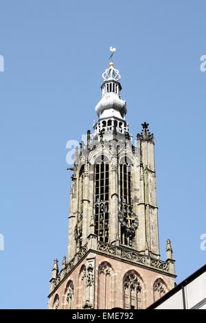 Onze lievevrouwen tower in the city of Amersfoort Stock Photo