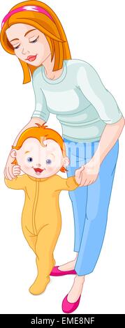 baby first step clipart images