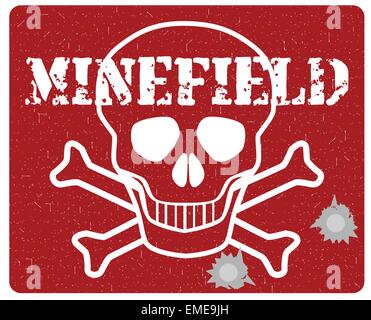 Minefield Stock Vector