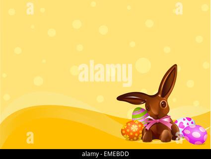 Easter Chocolate bunny Stock Vector