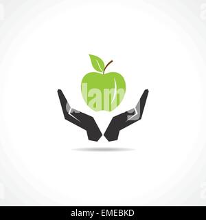 save healthy food concept stock vector Stock Vector