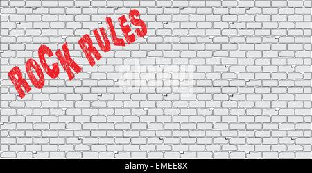 Rock Rules Stock Vector