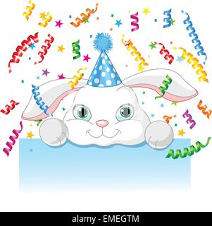 Bunny birthday Stock Vector