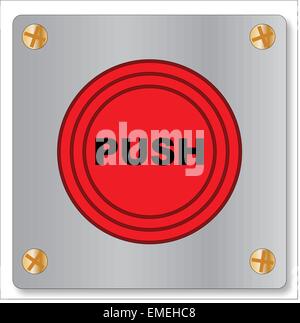 The Button Stock Vector