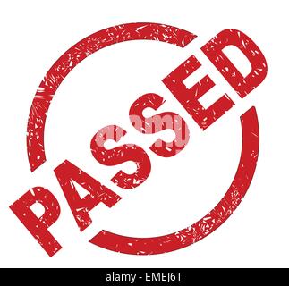Passed Stock Vector