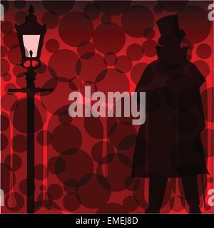 Jack The Ripper Background Stock Vector