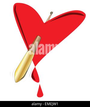 Cupids Arrow Stock Vector