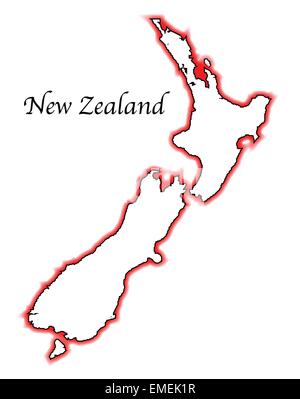 New Zealand Stock Vector