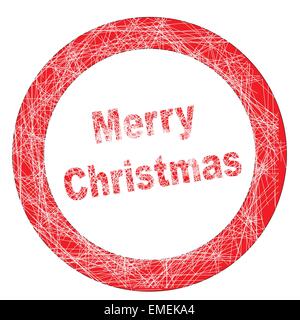 Merry Christmas Stamp Stock Vector