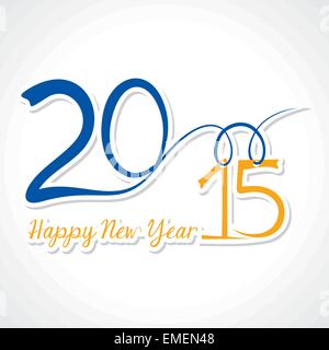 creative happy new year 2015 design stock vector Stock Vector