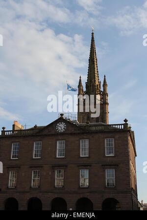 Montrose street scene Angus Scotland  April 2015 Stock Photo