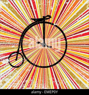 Retro Bicycle Stock Vector