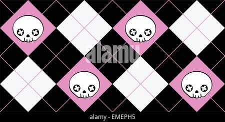 Skull pattern Stock Vector
