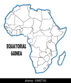 Equatorial Guinea Stock Vector