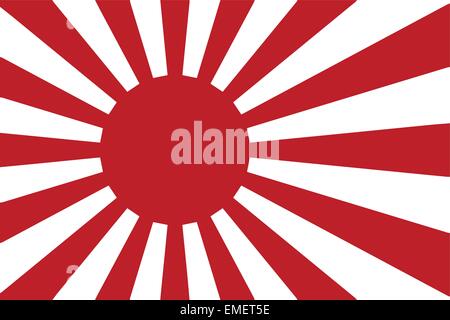 Japanese Flag Stock Vector