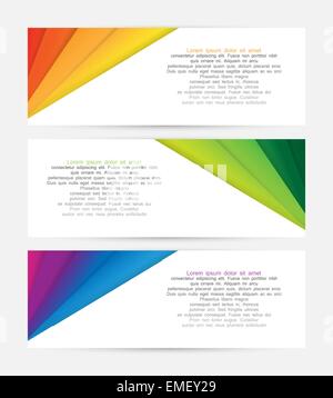 abstract vector backgrounds set Stock Vector
