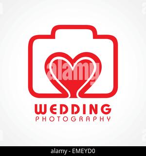 Wedding Photography Concept stock vector Stock Vector