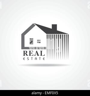 Vector illustration of Real Estate icon Stock Vector