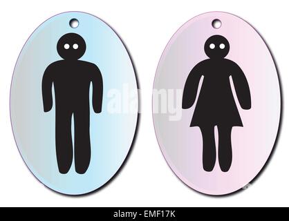 Toilet Signs Stock Vector