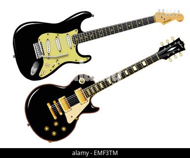 Elecric Guitars Stock Vector