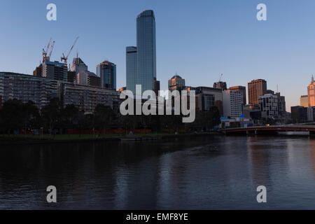 City skyline, Melbourne, Australia Stock Photo