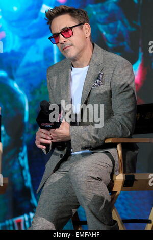 Beijing, China. 19th Apr, 2015. Avengers: Age of Ultron promotion conference holds in Beijing, China on 19th April, 2015. © TopPhoto/Alamy Live News Stock Photo