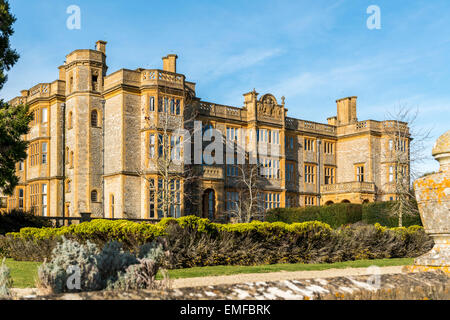 Eynsham Hall Hotel is a country house hotel in a Georgian Manor House in North Leigh, Witney, Oxfordshire, UK Stock Photo