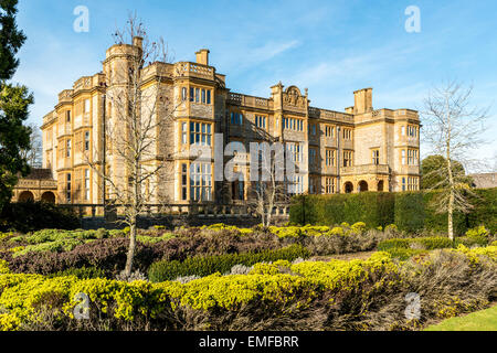 Eynsham Hall Hotel is a country house hotel in a Georgian Manor House in North Leigh, Witney, Oxfordshire, UK Stock Photo