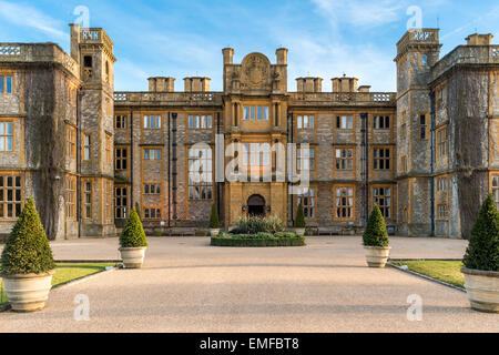 Eynsham Hall Hotel is a country house hotel in a Georgian Manor House in North Leigh, Witney, Oxfordshire, UK Stock Photo