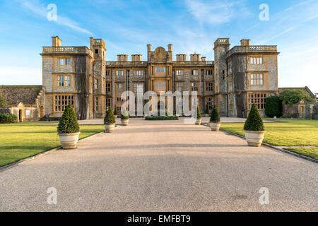 Eynsham Hall Hotel is a country house hotel in a Georgian Manor House in North Leigh, Witney, Oxfordshire, UK Stock Photo