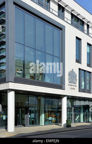 Modern courthouse building facade of Chelmsford Magistrates Court Essex England UK Stock Photo