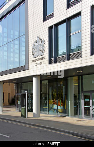 Modern building facade of Chelmsford Magistrates Court Essex England UK Stock Photo