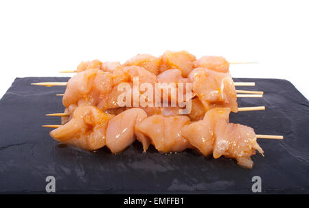 raw chicken isolated on a white background Stock Photo