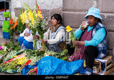 San Pedro market in Cusco, Peru. Stock Photo