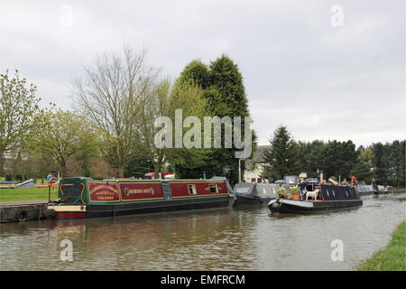 Lyme View Marina, Macclesfield Canal, Adlington, Stockport, Cheshire, England, Great Britain, United Kingdom, UK, Europe Stock Photo