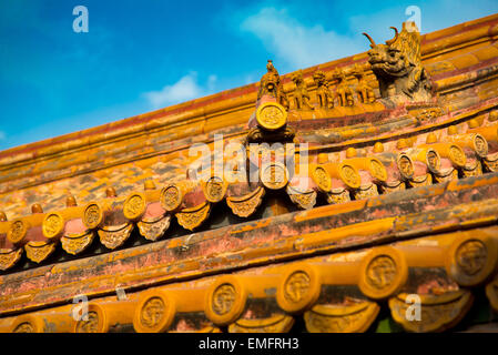 forbidden city in beijing china Stock Photo