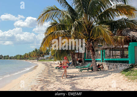 Beach on the 'Bay of Pigs' Zapata Peninsula Cuba Stock Photo
