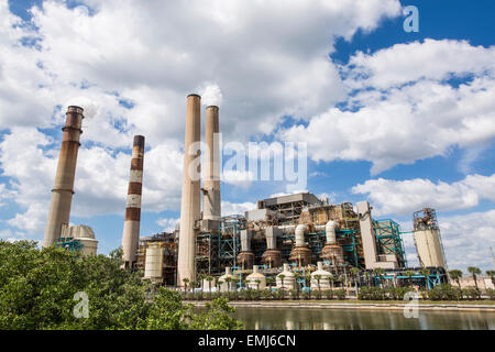 Big Bend Power Station, Tampa Electric, Apollo beach Florida. Stock Photo