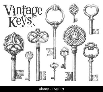 A vintage key Stock Photo: 33400607 - Alamy