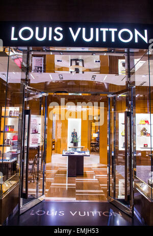 Louis Vuitton fashion boutique at Mall of the Emirates shopping