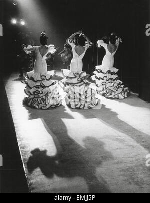 Manuela Vargas Flamenco Troupe, Columbus Day Performance, Spanish Pavilion, New York World’s Fair, USA, October 15,1965 Stock Photo