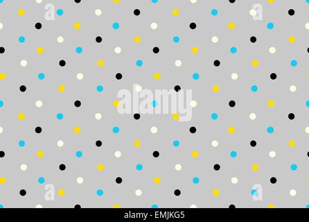 Geometric seamless pattern background grungy polka dots Stock Vector ...