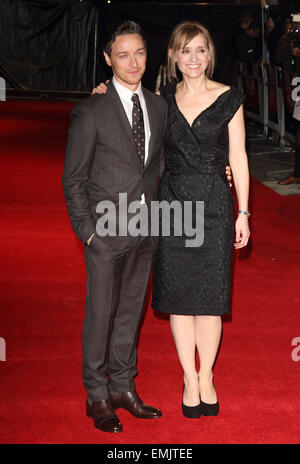 BFI London Film Festival - 'The Disappearance of Eleanor Rigby' - Official screening at the Odeon West End  Featuring: James McAvoy,Anne-Marie Duff Where: London, United Kingdom When: 17 Oct 2014 Stock Photo